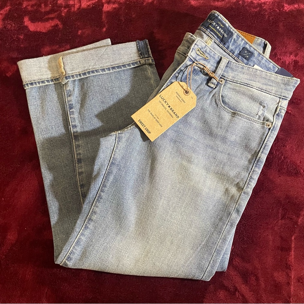 Lucky Brand Women's Blue Crop Jeans‎ 6/28
